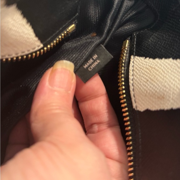 Coach Taxi Zip Top Tote in Zebra Print! GUC!! - Picture 13 of 15